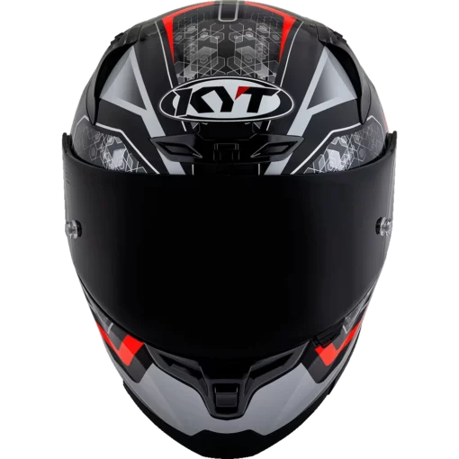 KYT STRIKER SV #01 BLACKRED HELMET 2