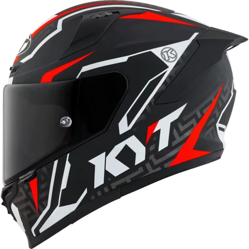 KYT Striker SV #02 Matt Black Red Helmet 1