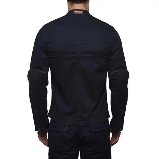 Royal Enfield Tank Men's Navy Jacket 3