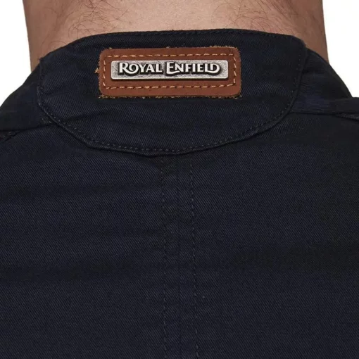 Royal Enfield Tank Mens Navy Jacket 4