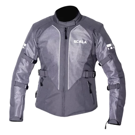 Scala Akira Ladies Grey Riding Jacket 1