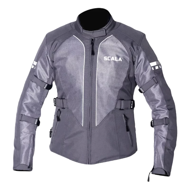 Scala Akira Ladies Grey Riding Jacket 1