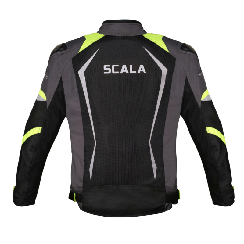 Scala Brave Black Neon Riding Jacket 1