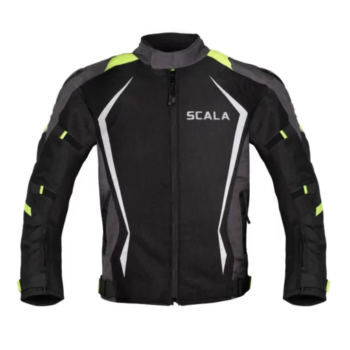 Scala Brave Black Neon Riding Jacket 3