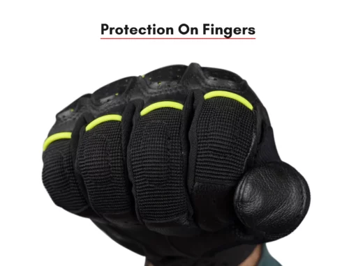 Scala Speed 2 Black Hi Wiz Riding Gloves 4