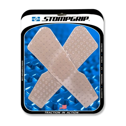 StompGrip Volcano Clear Side Tank Grip for BMW F750 F850GS (2019 23) 1