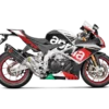 Akrapovic Carbon Muffler Bracket For Aprilia TUONO V4 (2017 20) RSV4 (2015 20) 3