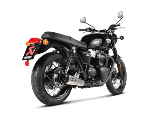 Akrapovic Titanium Slip On Line For Triumph Bonneville T120 (2016 20) T100 2 (1)