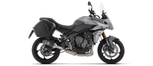 Arrow Catalytic Homologated Full System With Veloce Aluminium Dark Silencer For Triumph Tiger 660 (2021 24) (71504VAN) 1