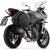 Arrow Catalytic Homologated Full System With Veloce Aluminium Dark Silencer For Triumph Tiger 660 (2021 24) (71504VAN) 2