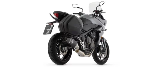 Arrow Catalytic Homologated Full System With Veloce Aluminium Dark Silencer For Triumph Tiger 660 (2021 24) (71504VAN) 2