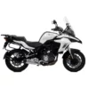 Arrow Dark Aluminium Exhaust with Carby End Cap For Benelli TRK 502 (2021+) (71878AKN) 2