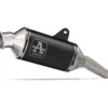Arrow Indy Race Aluminium Dark Silencer For Moto Morini X Cape 650 (2022 24) (72640AON)