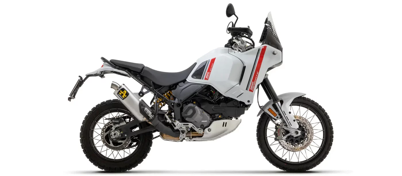 Arrow Indy Race Aluminium Silencer With Steel End Cap For Ducati Desert X 950 (2022 24) (72638AO) 1