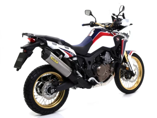 Arrow Maxi Race Tech Titanium Slip on Exhaust For Honda CRF1000L Africa Twin (2016 2017) (72621PK) 2