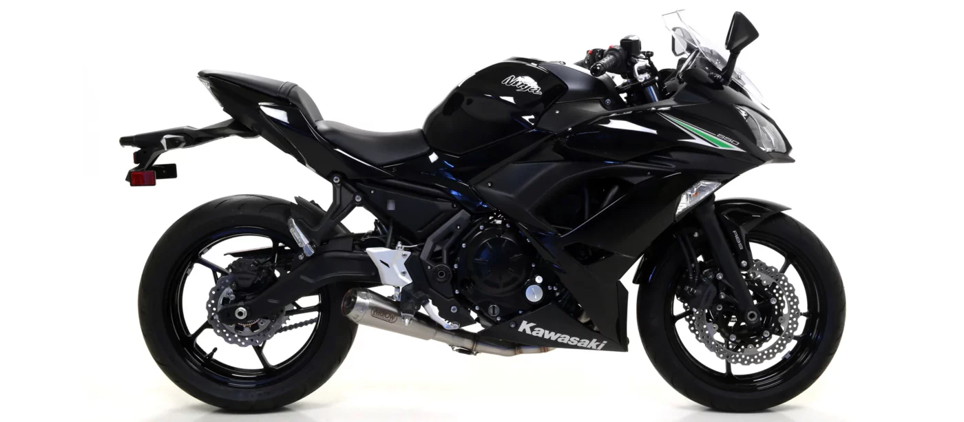 Arrow Nichrom Pro Race Silencer For Kawasaki Ninja 650 (2017 20) (71206PRI) 1