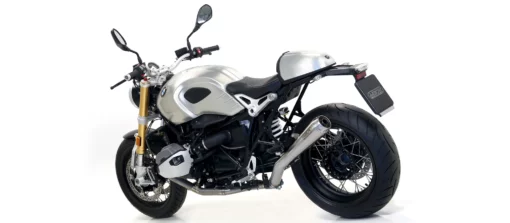 Arrow Pro Race Steel Exhaust For BMW R Nine T (2014 18) (71635MI+71503PRN) 2