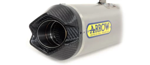 Arrow Works Titanium Silencer With Carbon End Cap For BMW S1000RR (2015 16) (71823PK) 1