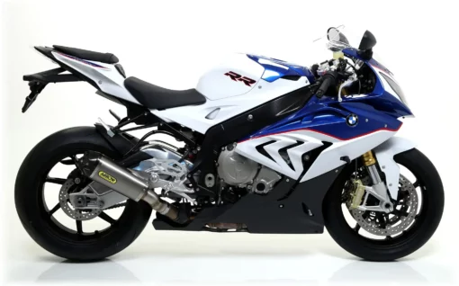 Arrow Works Titanium Silencer With Carbon End Cap For BMW S1000RR (2015 16) (71823PK) 2