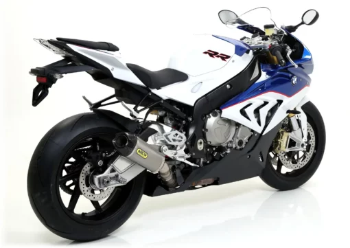 Arrow Works Titanium Silencer With Carbon End Cap For BMW S1000RR (2015 16) (71823PK) 3