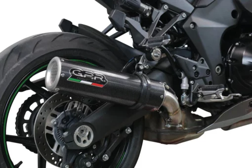 GPR Slip On M3 Poppy Exhaust For Kawasaki Ninja 1000 SX (2021 23) (K.180.E5.M3.PP) 3