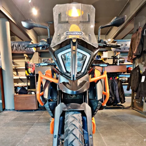 Hyperrider 250 390 Adv Crash Guard Type 2 Orange 3 (1)
