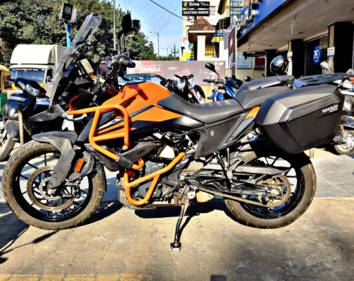 Hyperrider 250 390 Adv Crash Guard Type 2 Orange 4 (1)