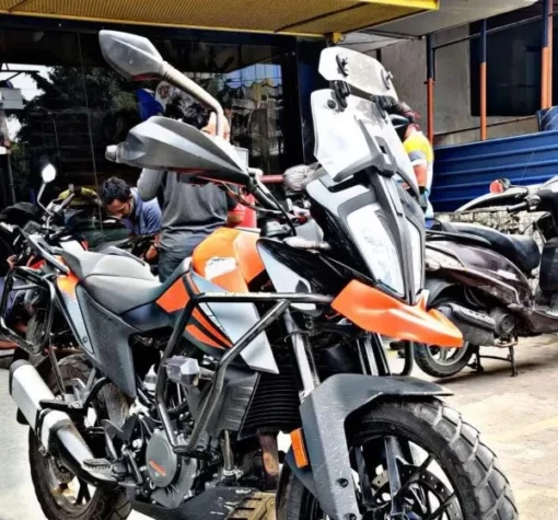 Hyperrider 250 390 Adv Front Mudgard Black 1