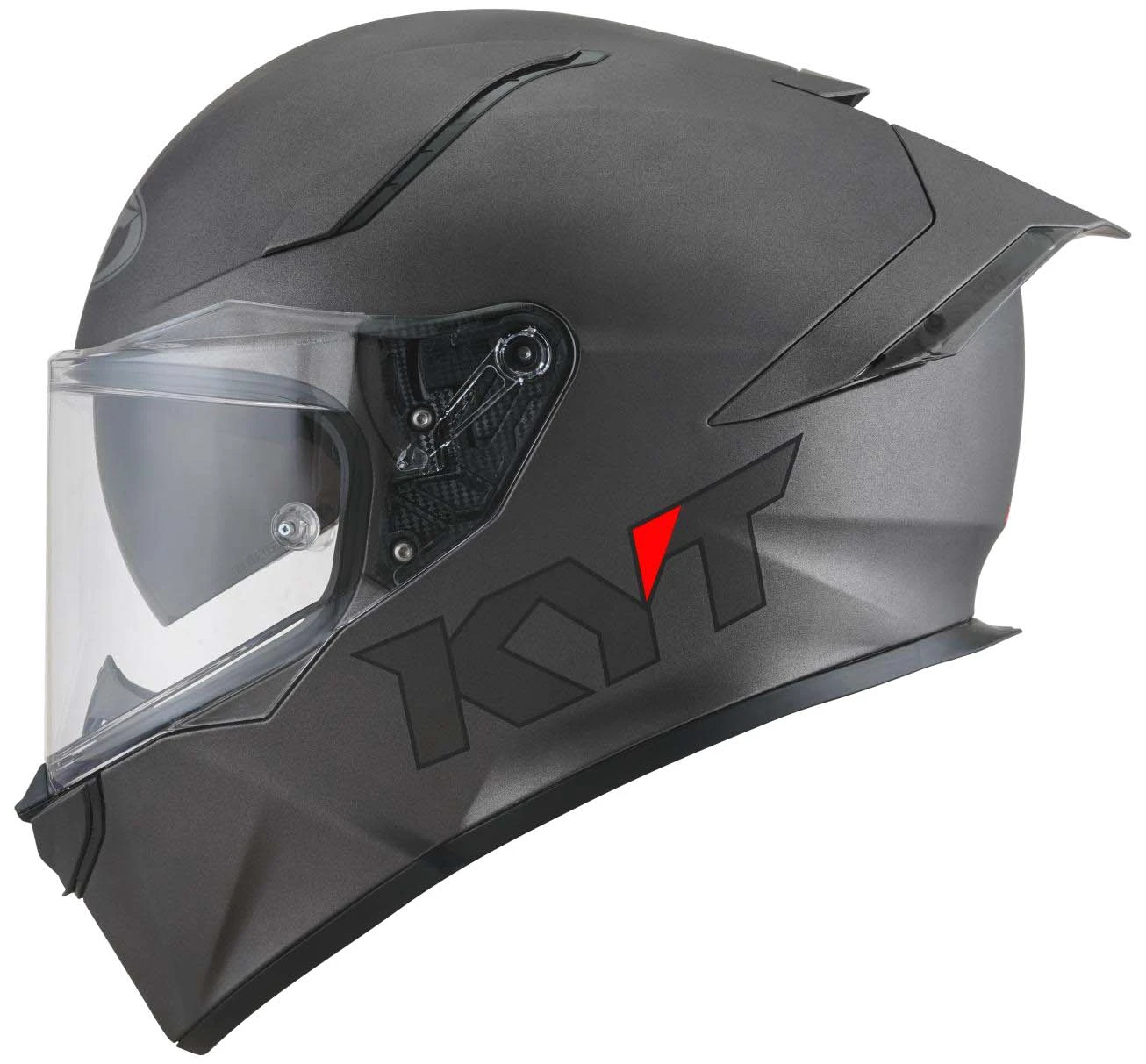 Casque Intégral Moto KYT R2R – Noir Mat, Homologation ECE 22.06, Aérodynamique, Ventilation, Visière Easy Lock