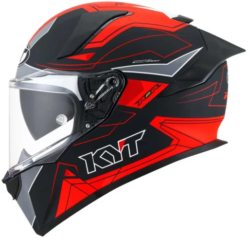 R2R Pro Led Matt Black Red Helmet 1