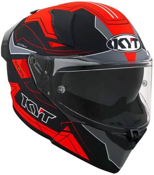 R2R Pro Led Matt Black Red Helmet 2
