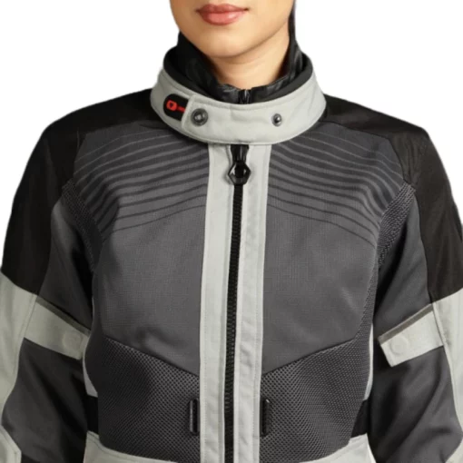 Royal Enfield x Revit Women Darcha Pro Light Grey Riding Jacket 6