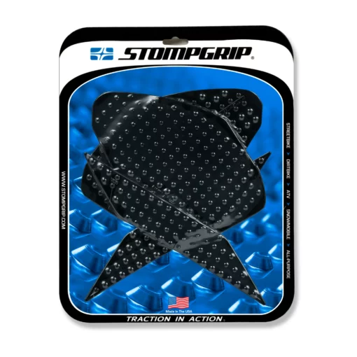StompGrip Volcano Black Side Tank Grip for Kawasaki Ninja 300 (2013 2024) 1