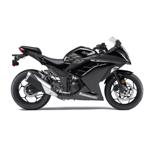 StompGrip Volcano Hybrid Side Tank Grip for Kawasaki Ninja 300 (2013 2024) 3