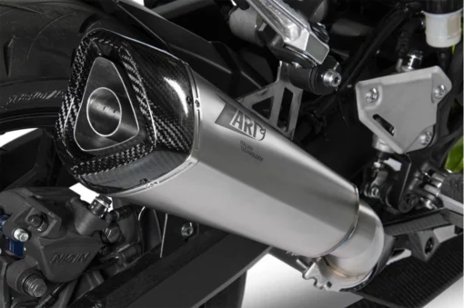 Zard Titanium Slip On With Removable Db Killer Carbon End Cap For Kawasaki Z900 (2020 24) (ZKW002T10TCR) 1