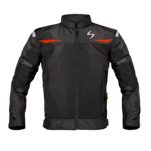 Scala Blaze Black Red Riding Jacket 1