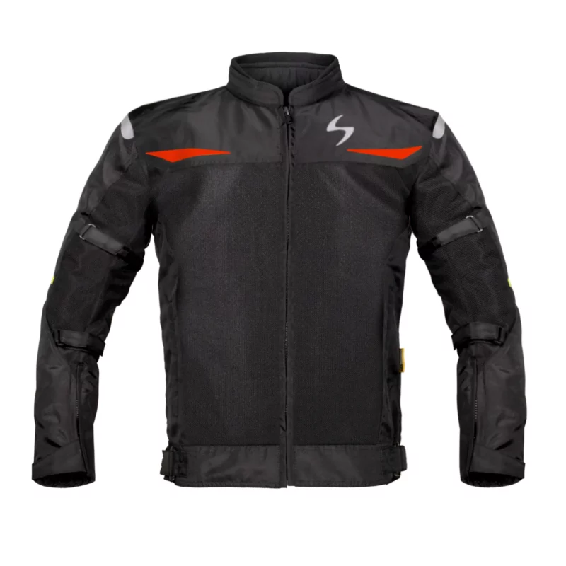 Scala Blaze Black Red Riding Jacket 1