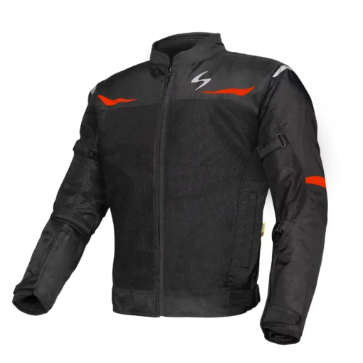Scala Blaze Black Red Riding Jacket 2