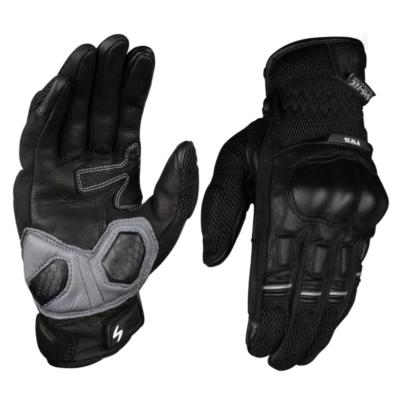 Scala Viper Black Riding Gloves 01