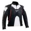 Tarmac Corsa Level 2 Black White Red Riding Jacket (Free Tex Gloves) 5