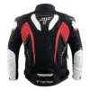 Tarmac Corsa Level 2 Black White Red Riding Jacket (Free Tex Gloves) 7