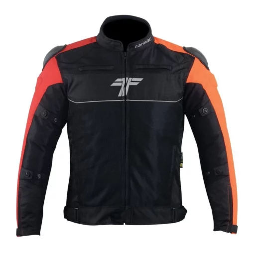 Tarmac One III Black Orange Riding Jacket 1