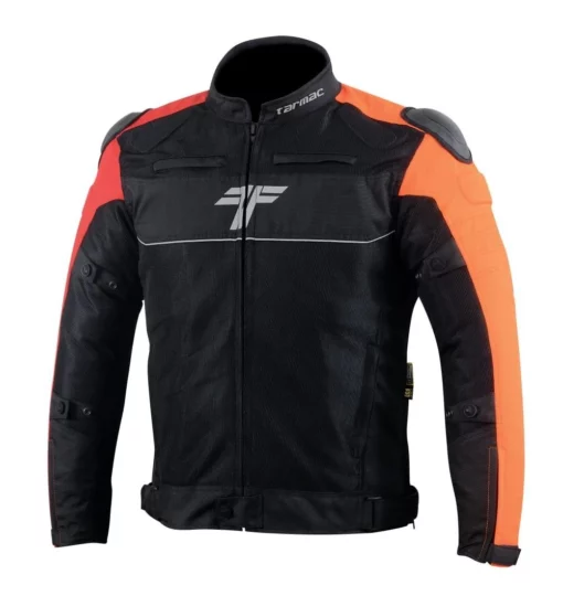 Tarmac One III Black Orange Riding Jacket 3