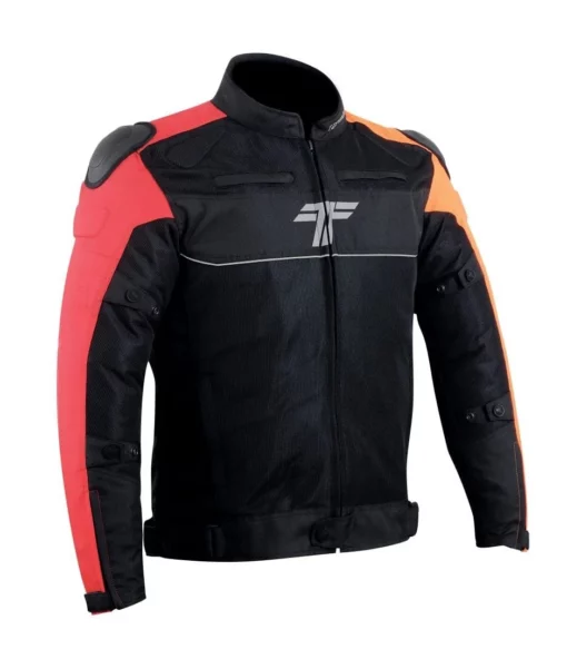 Tarmac One III Black Orange Riding Jacket 4