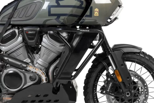 Touratech Black Stainless Steel Crash Bars for Harley Davidson Pan Amersica 1250 1