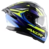 Axor Apex Dull Black Blue Streak Helmet 7