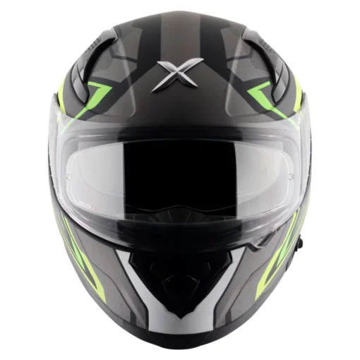 Axor Apex Dull Black Neon Yellow Road Trip Helmet 2