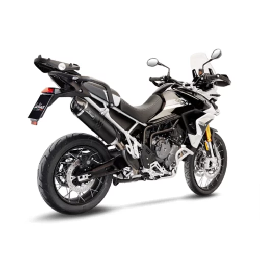 LeoVince One Evo Black Edition Exhaust Muffler For Triumph Tiger (2020 23) 5