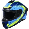 SMK Typhoon Aerot Gloss Blue Blue Black Helmet 1