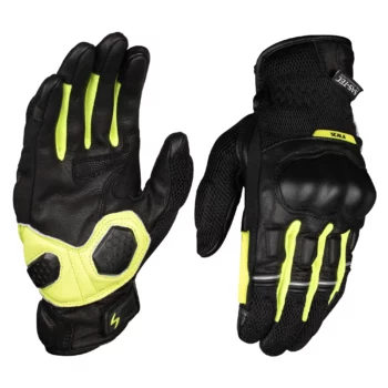 Scala Viper Black Neon Riding Gloves 2
